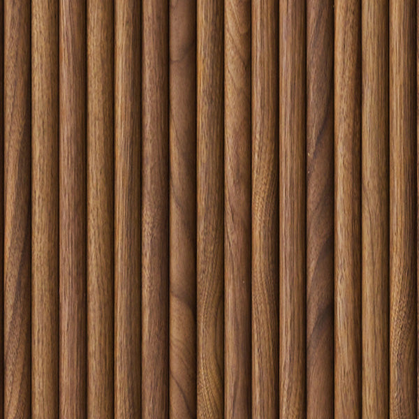Natural Walnut Flexible Tambour Panel Sample