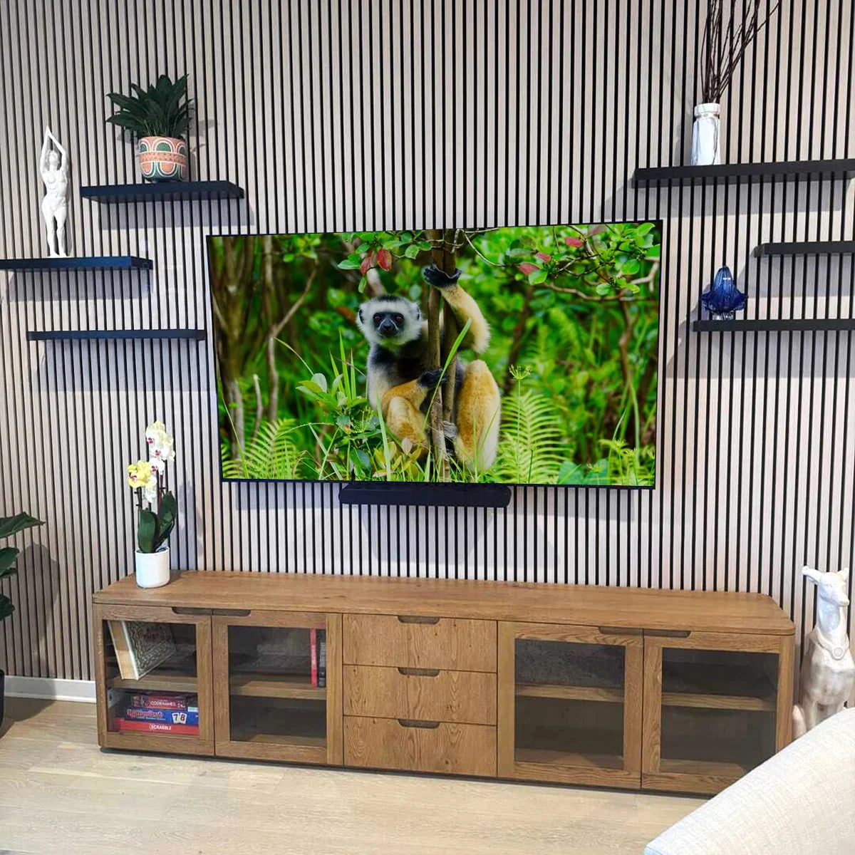 Beachfront Oak Acoustic Slat Panels 94.5" or 120"