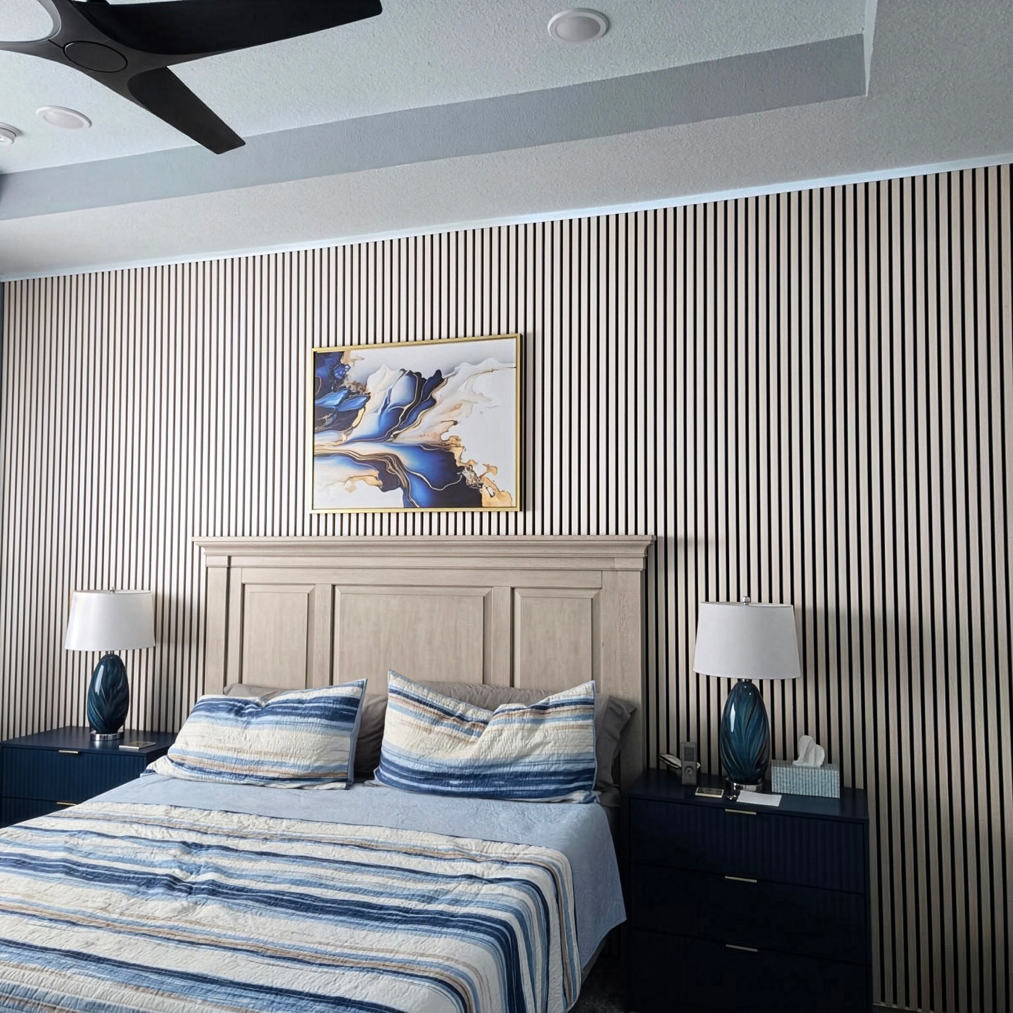 Beachfront Oak Acoustic Slat Panels 94.5" or 120"