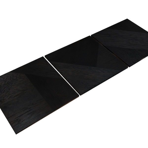 Carbonized Ash Forma Wood Tiles