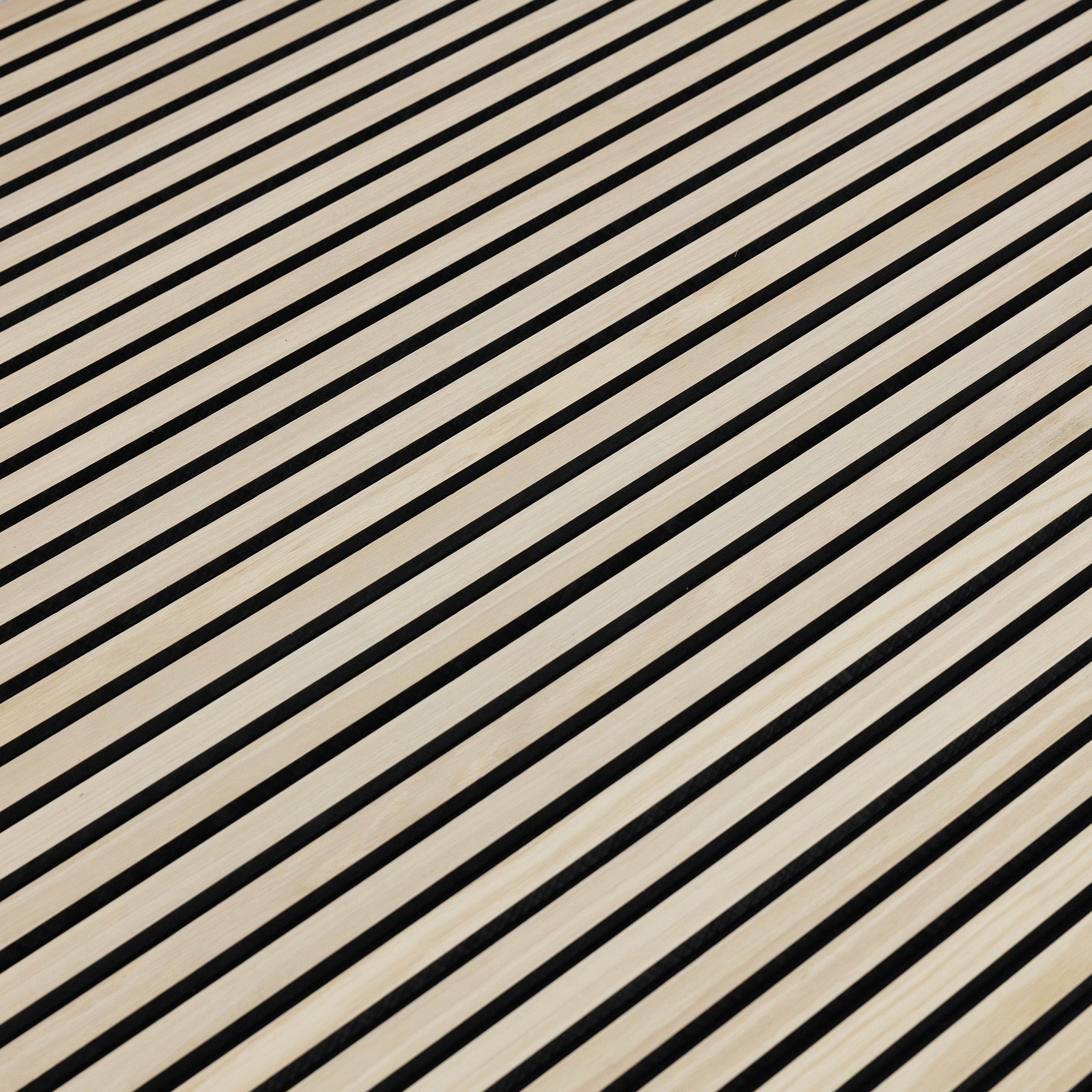 Unfinished Oak Acoustic Slat Panels