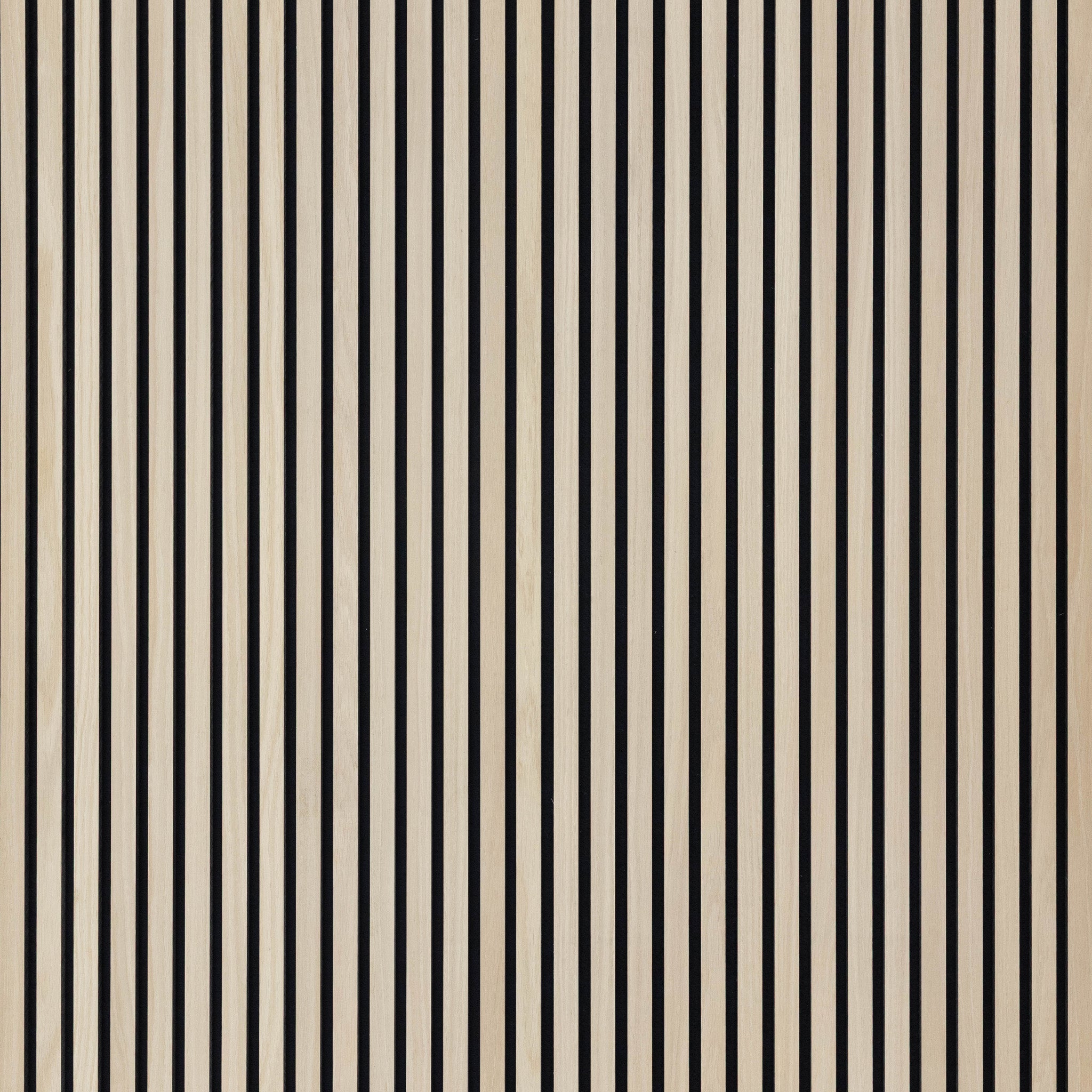 Unfinished Oak Acoustic Slat Panels