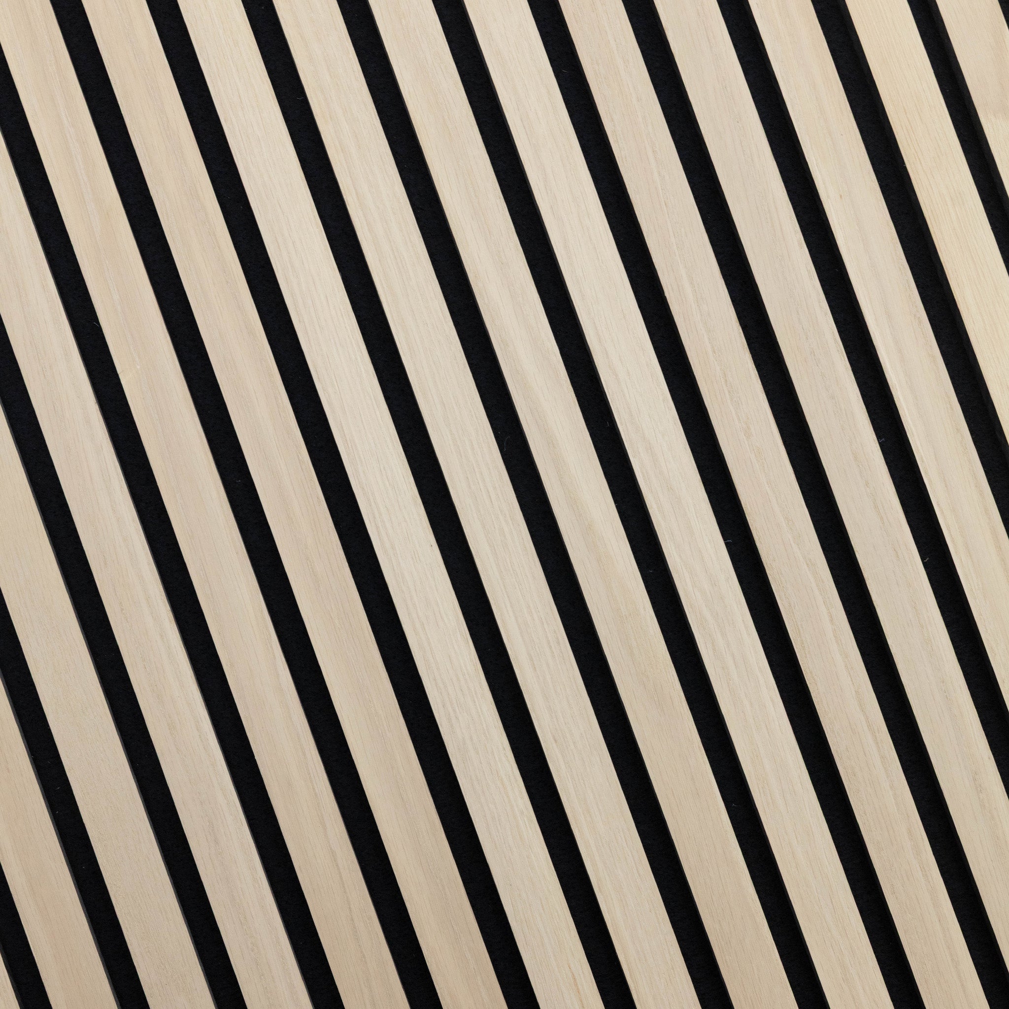 Unfinished Oak Acoustic Slat Panels