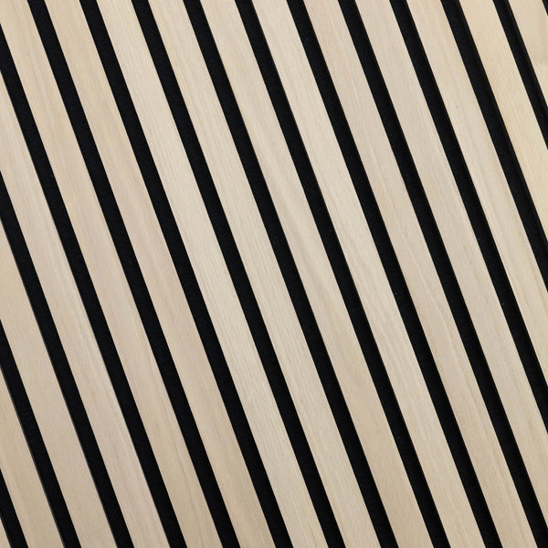 Raw Natural Oak Acoustic Slat Panels 94.5" or 120"