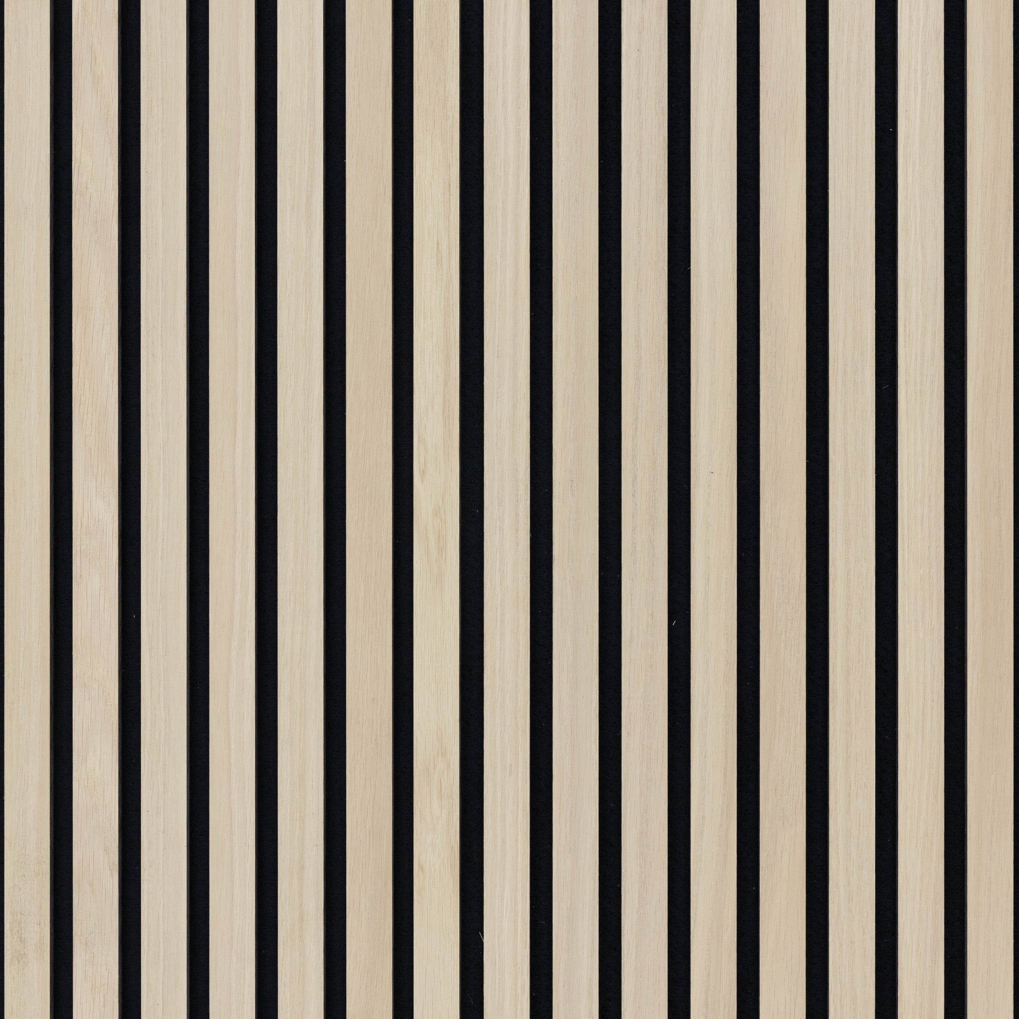 Raw Natural Oak Acoustic Slat Panel 94.5" Sample