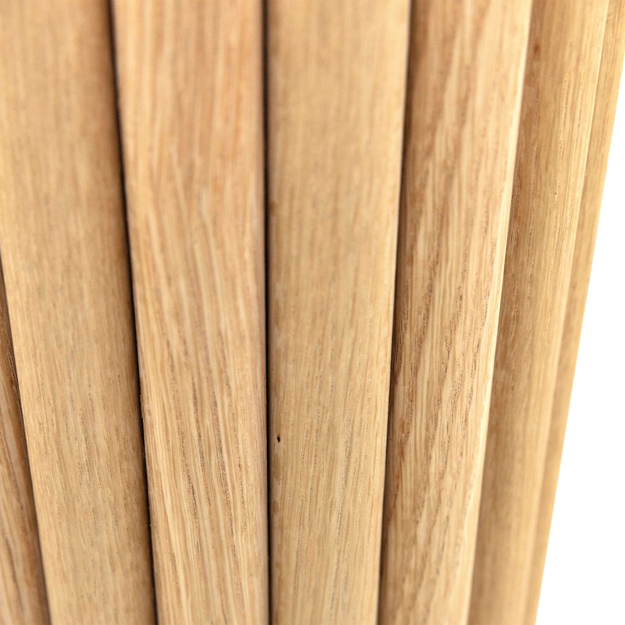 Natural Oak Flexible Tambour Panels 120"