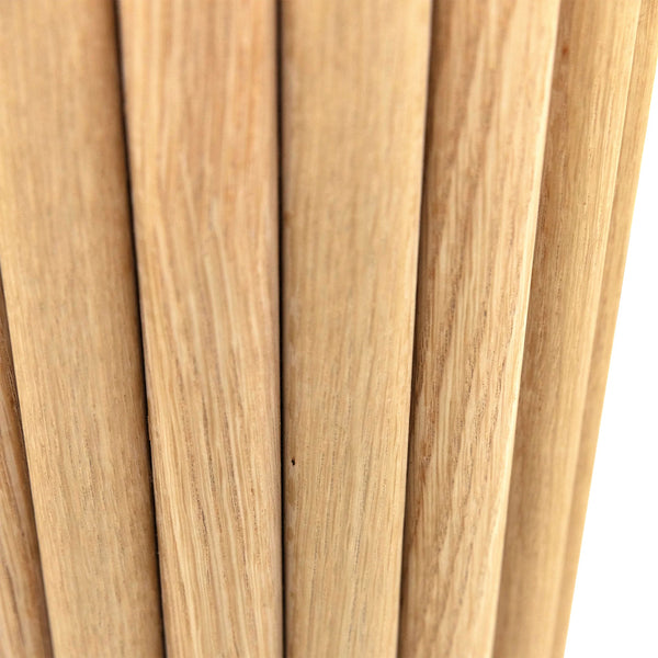 Natural Oak Flexible Tambour Panels 120"