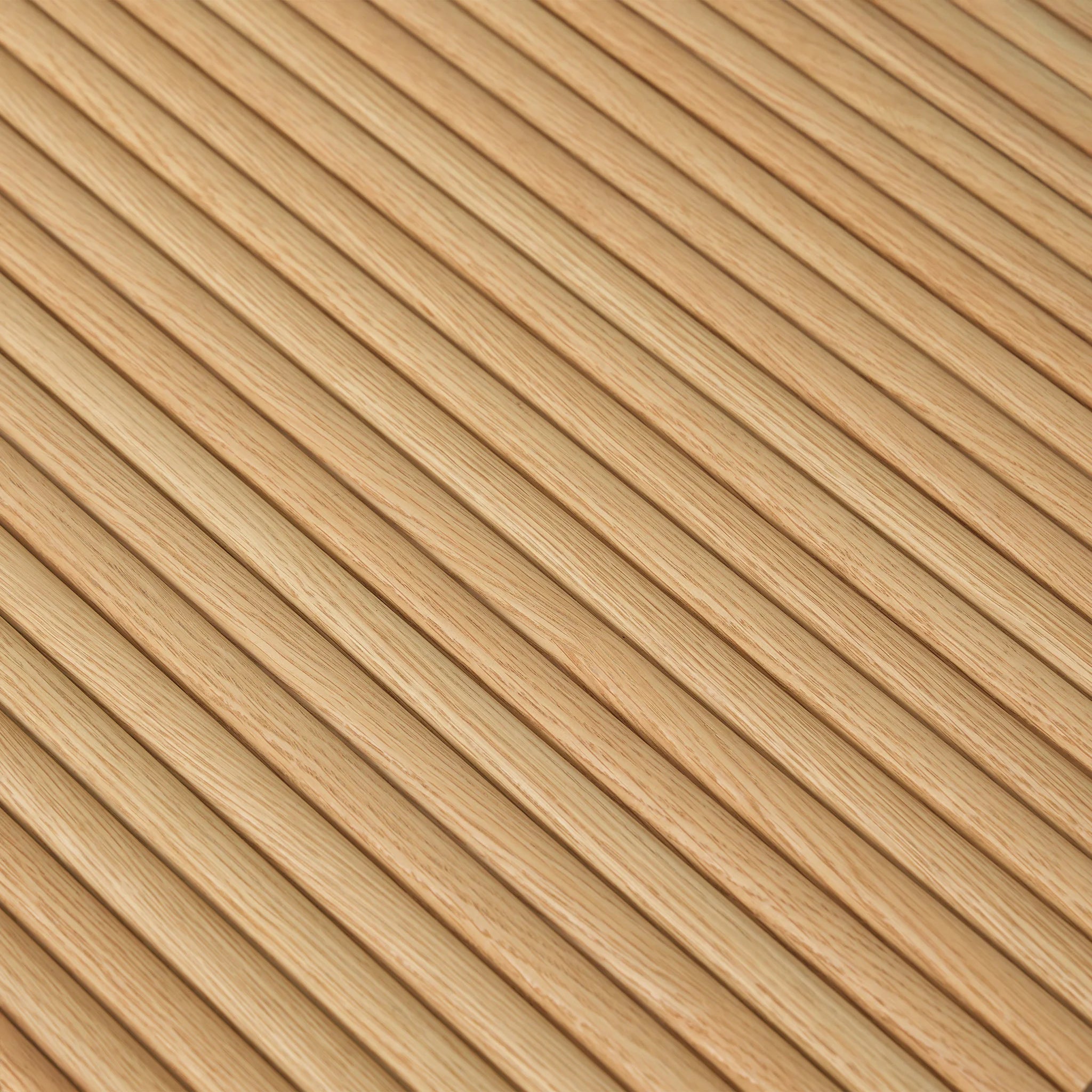 Natural Oak Flexible Tambour Panels 120"