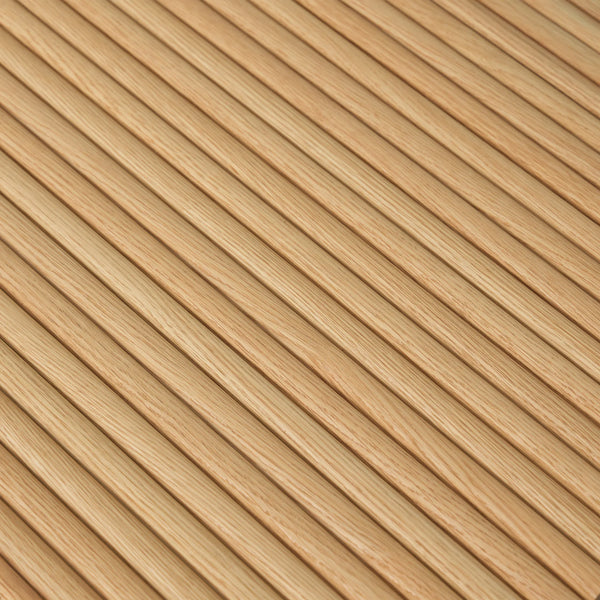 Natural Oak Flexible Tambour Panels 120"