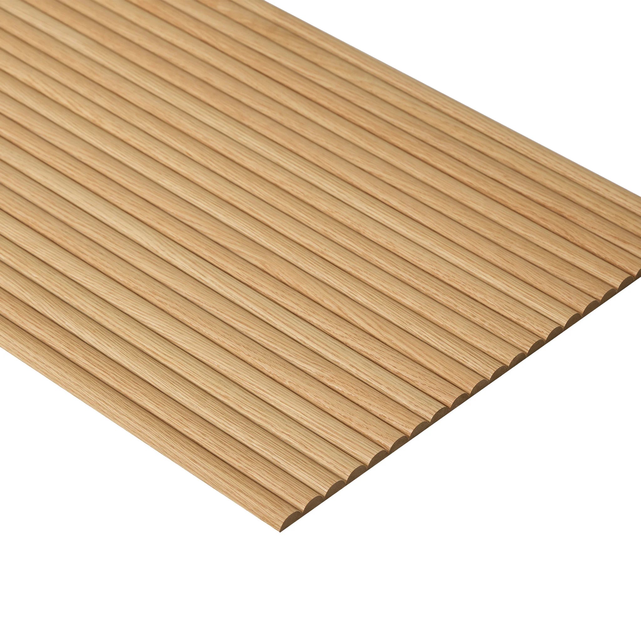 Natural Oak Flexible Tambour Panels 120"