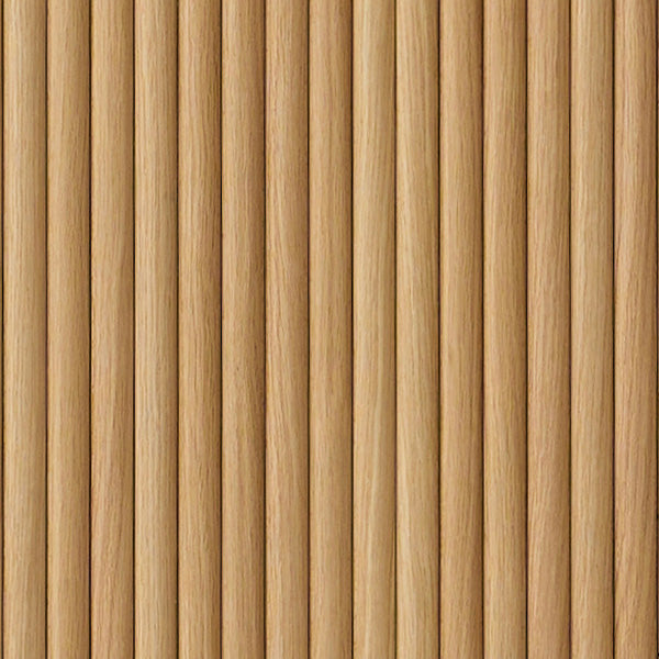Natural Oak Flexible Tambour Panel Sample