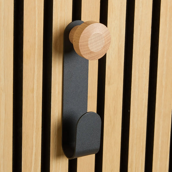 Wood and Metal Single Hanger