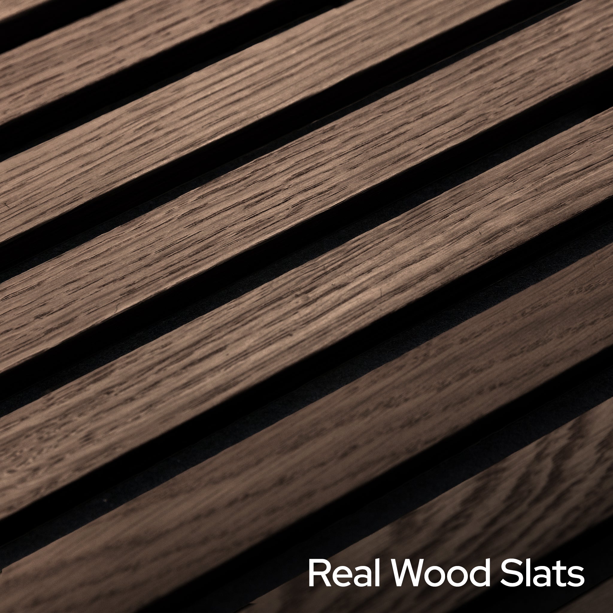 Sandal Walnut Acoustic Slat Panels 94.5" or 118" Length