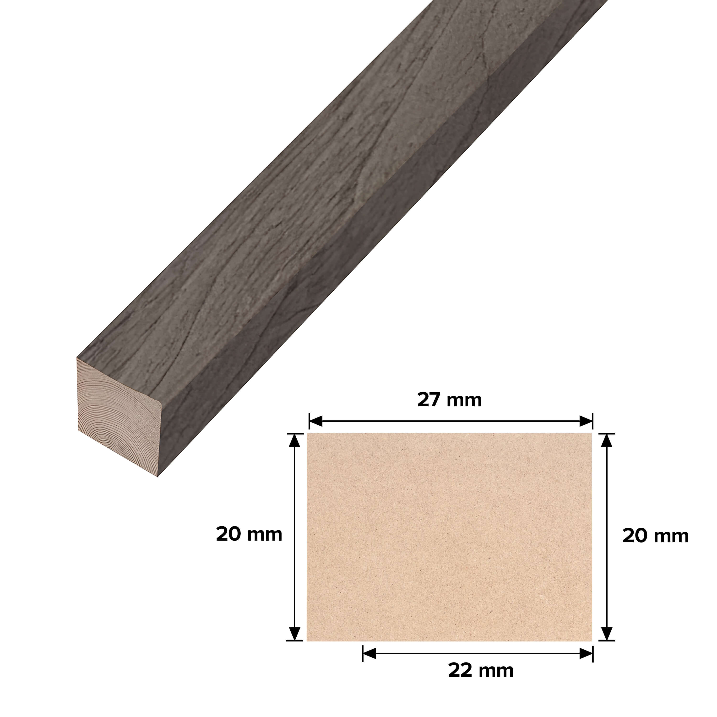 Sandal Walnut Acoustic Slat Panels 94.5