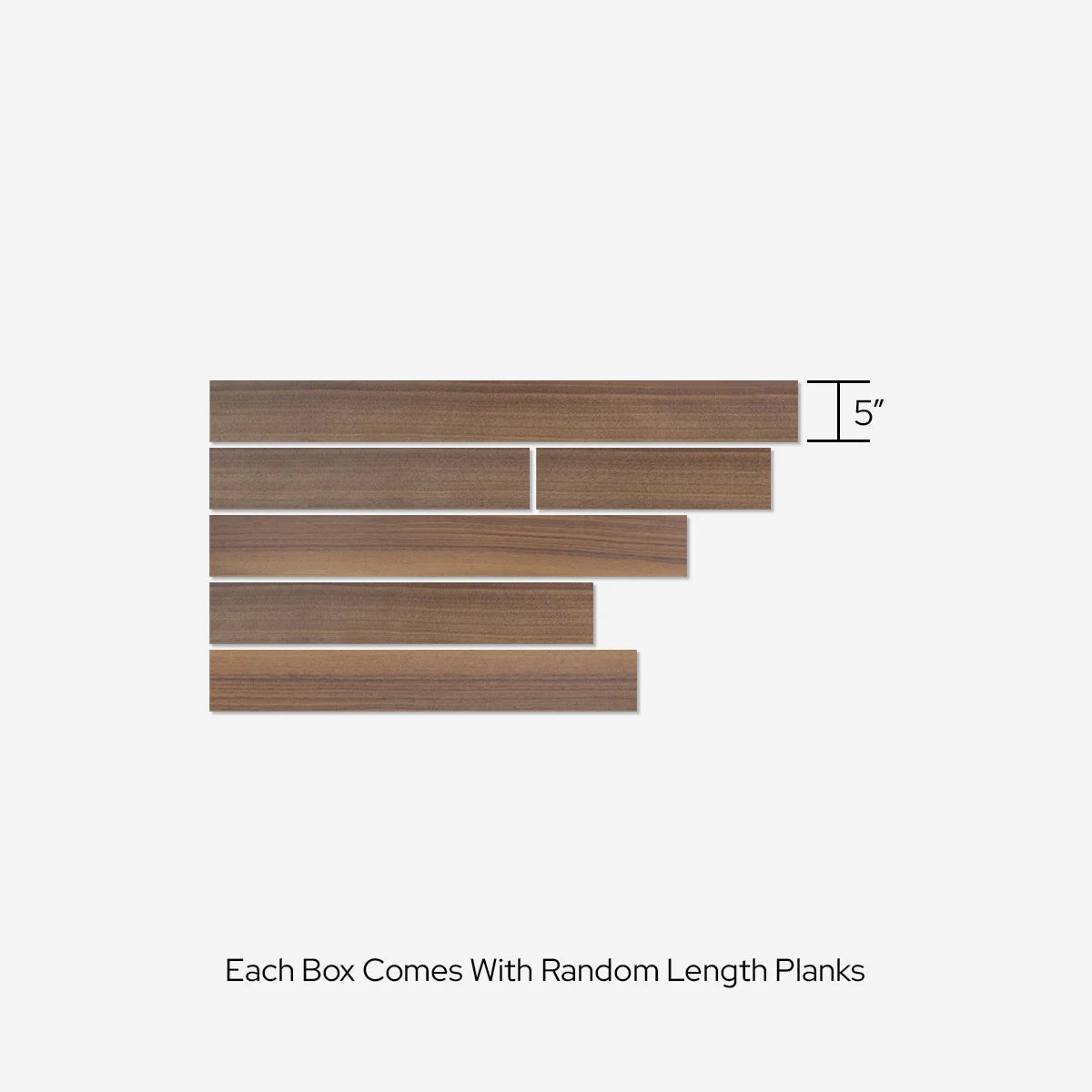 Natural Walnut Smooth Self-Stick Planks – Luxewall