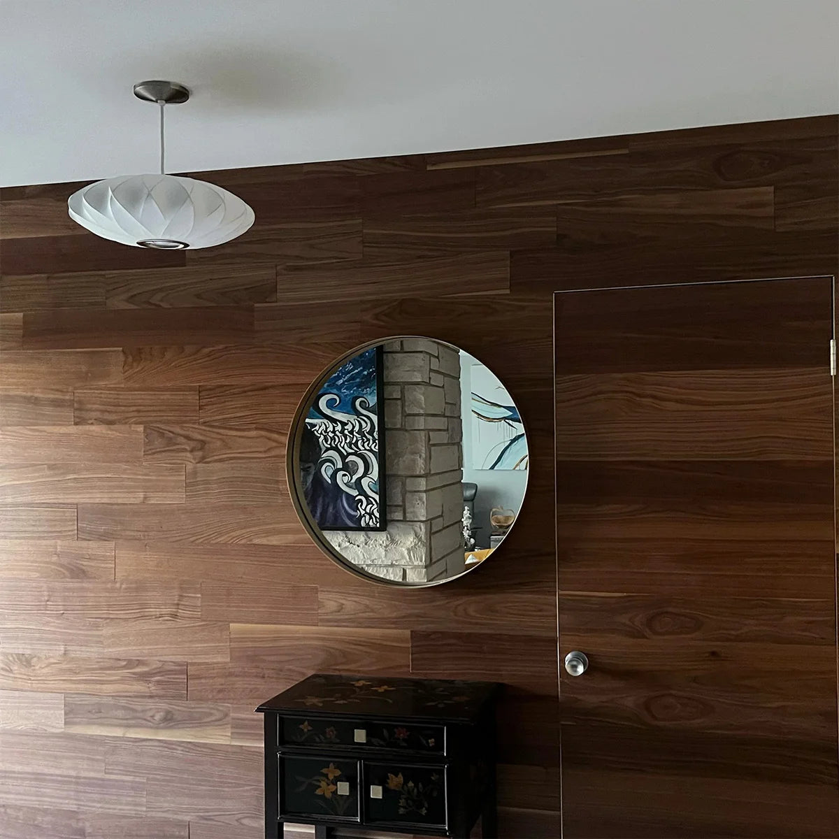 Natural Walnut Smooth Self-Stick Planks – Luxewall