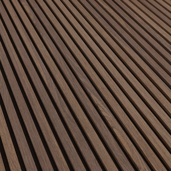 Toasted Walnut Acoustic Slat Panel 94.5" Sample