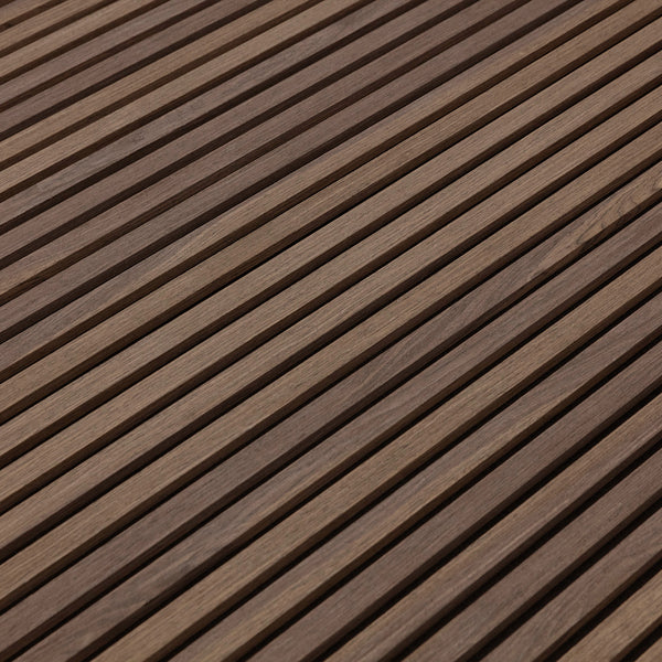 Toasted Walnut Acoustic Slat Panel 118" Sample – LuxeWall