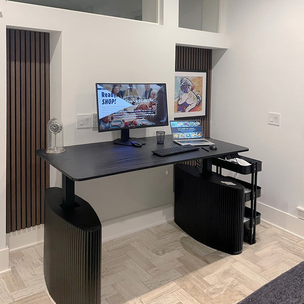 Toasted Walnut Acoustic Slat Panels 94.5"