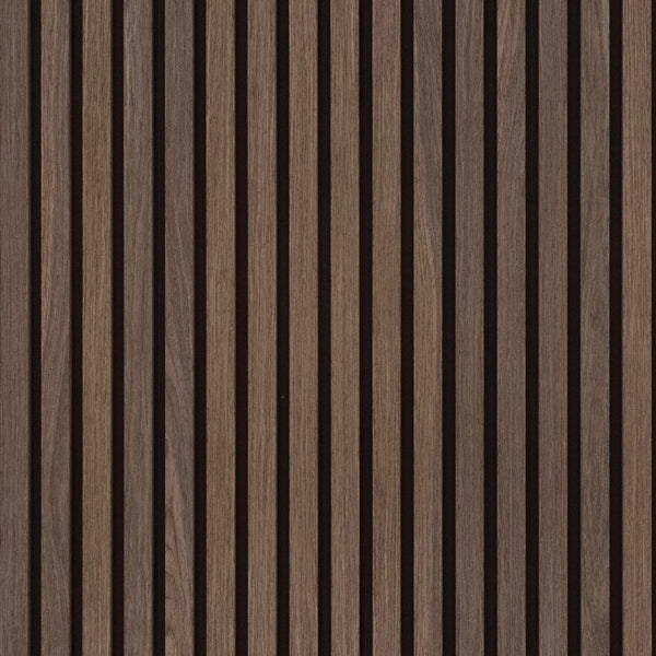 Toasted Walnut Acoustic Slat Panel 94.5" Sample