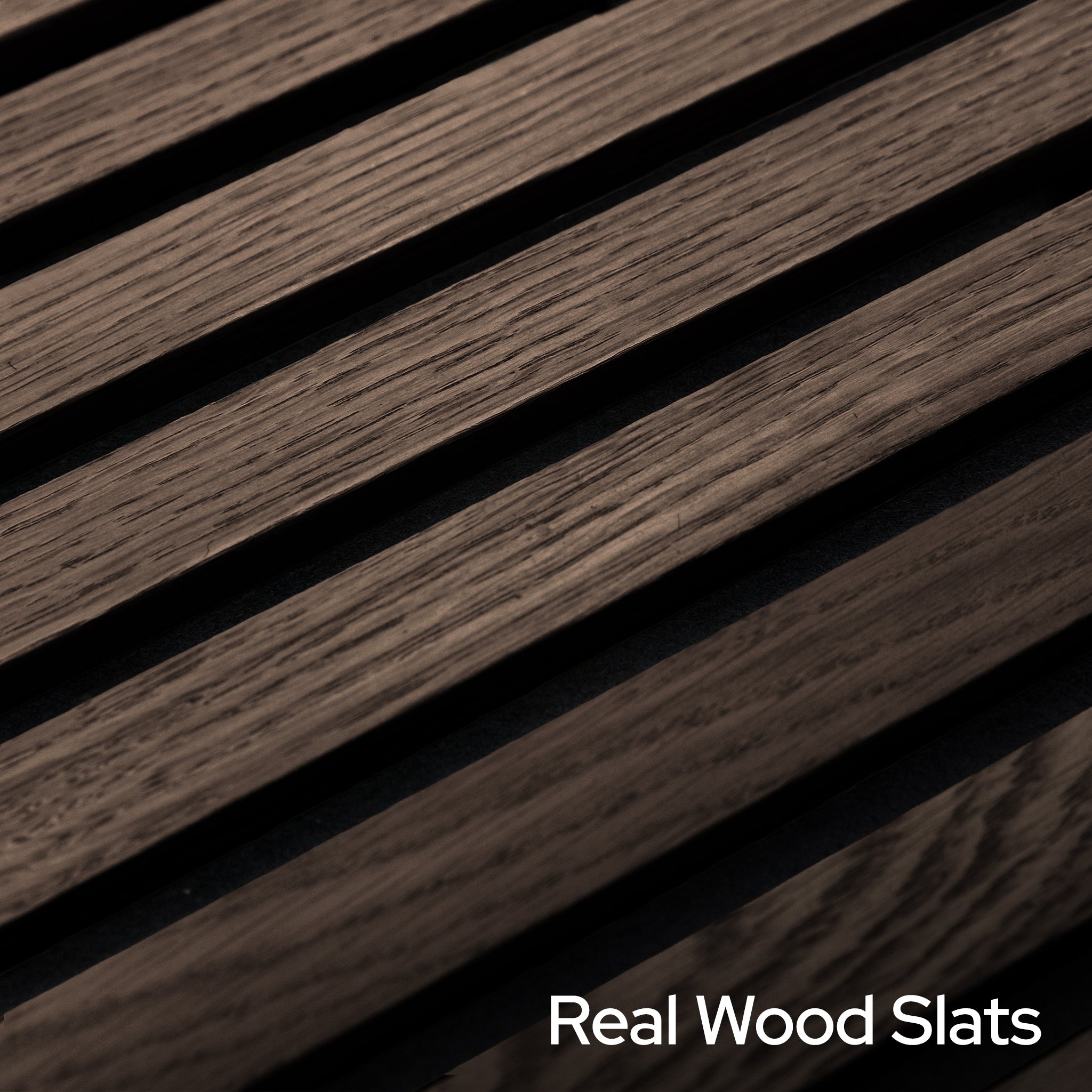 Toasted Walnut Acoustic Tile Panels 23.6" Length