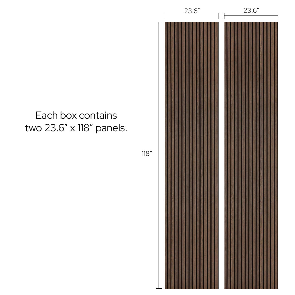 Toasted Walnut Acoustic Slat Panels
