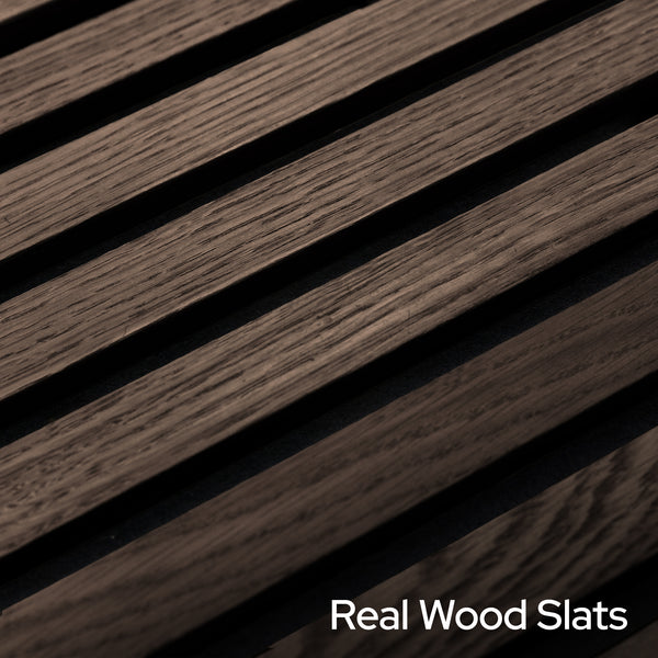 Toasted Walnut Acoustic Slat Panels 94.5"or 120"