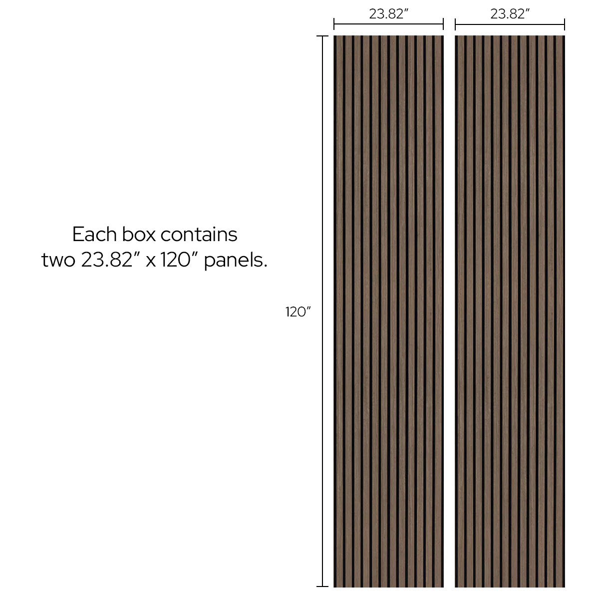 Warm Oak Acoustic Slat Panels