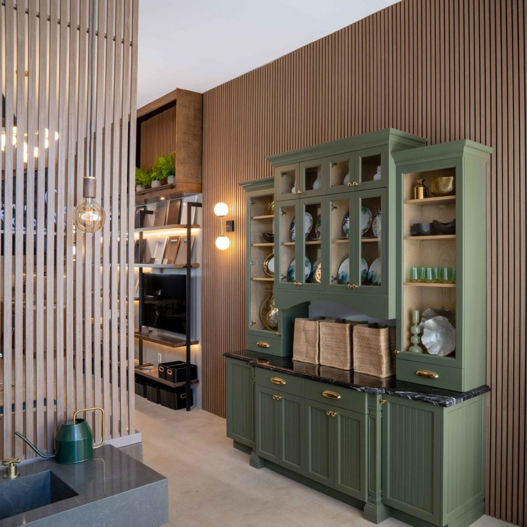 Warm Oak Acoustic Slat Panels