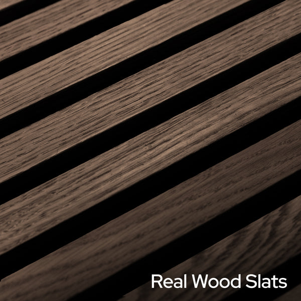 Garrison Warm Oak Acoustic Slat Panels 120"