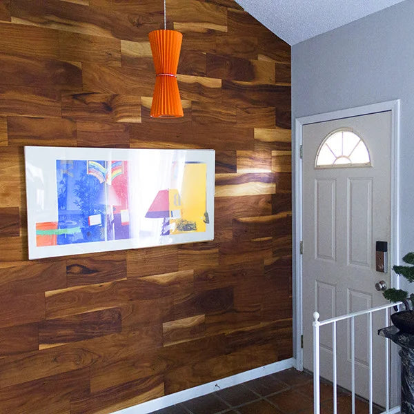 Natural Acacia Smooth Self-Stick Planks