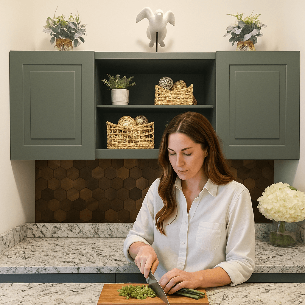 Hex Natural Walnut Walling
