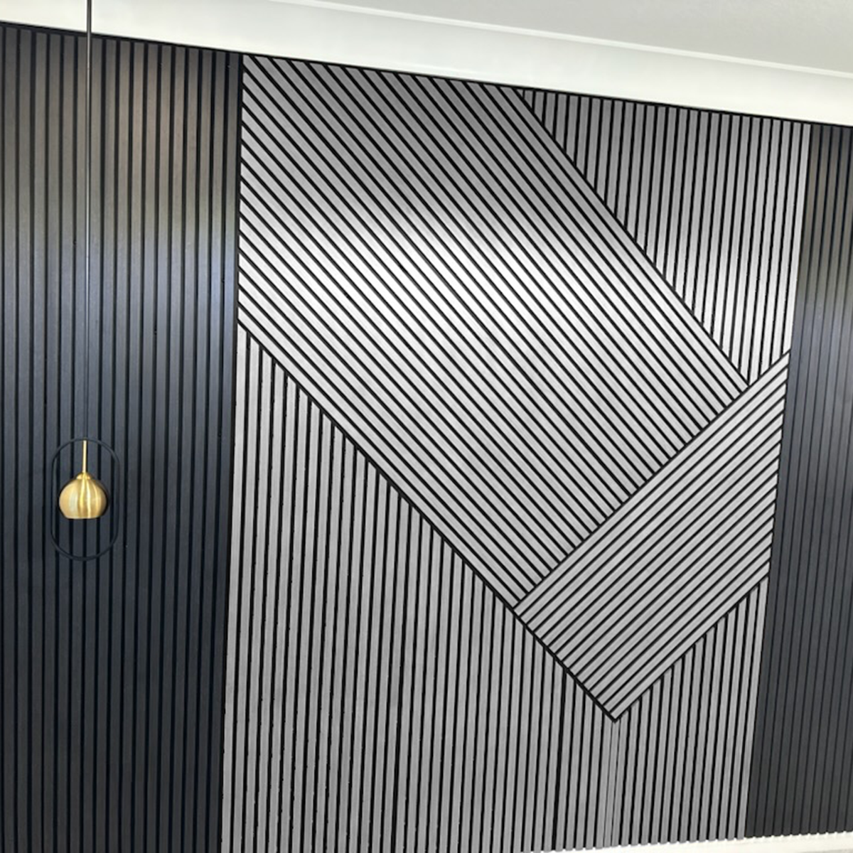 Dusty Grey Oak Acoustic Slat Panels