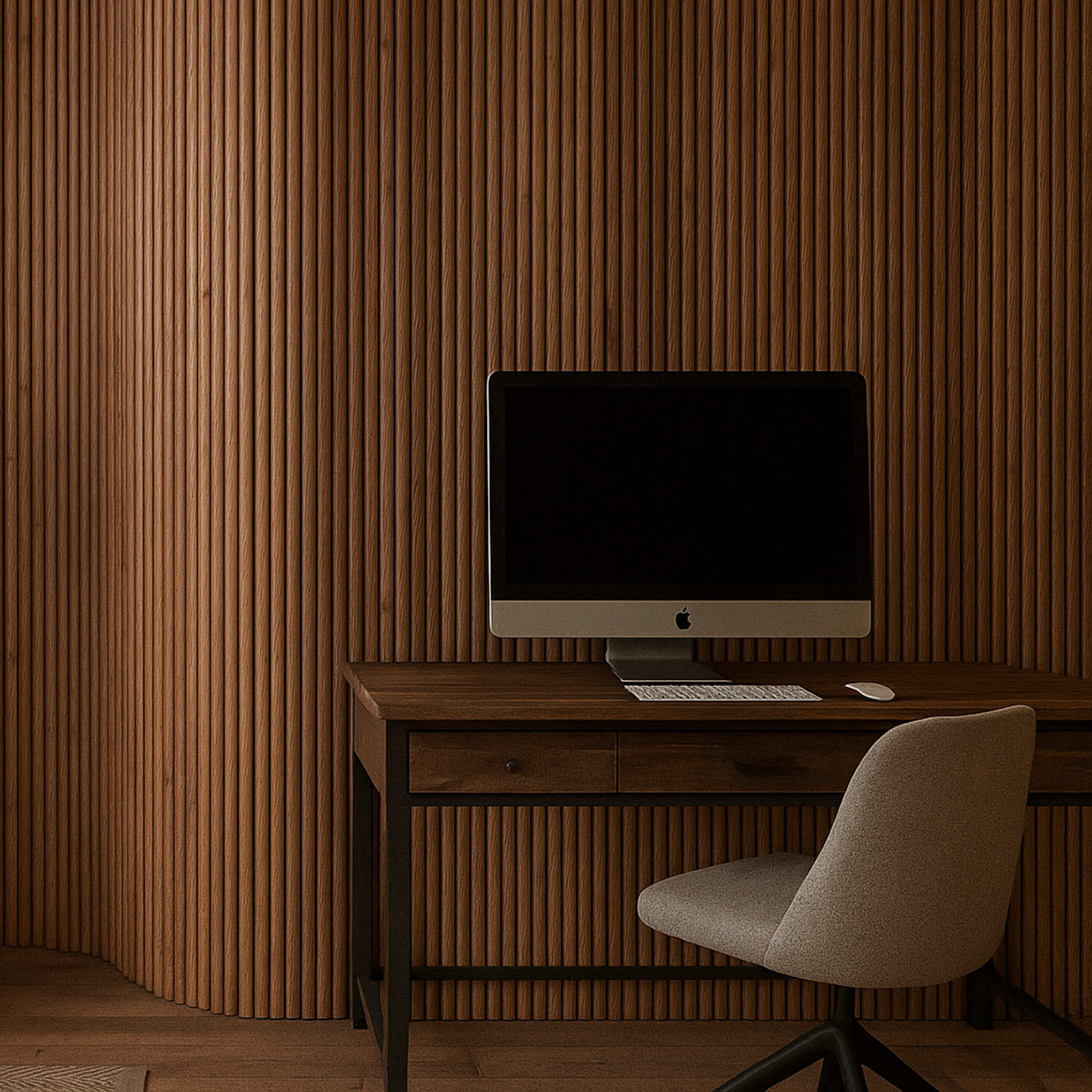 Natural Walnut Flexible Tambour Panels