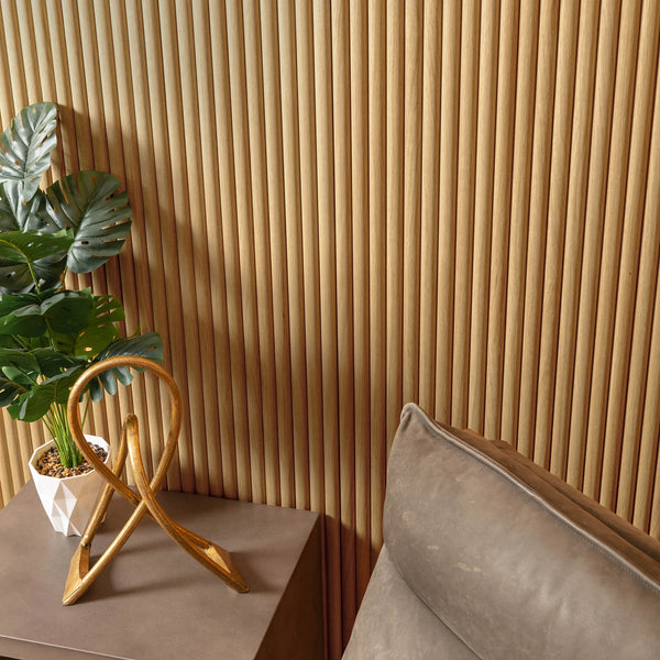 Natural Oak Flexible Tambour Panels 120"