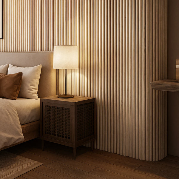 Natural Oak Flexible Tambour Panels 120"