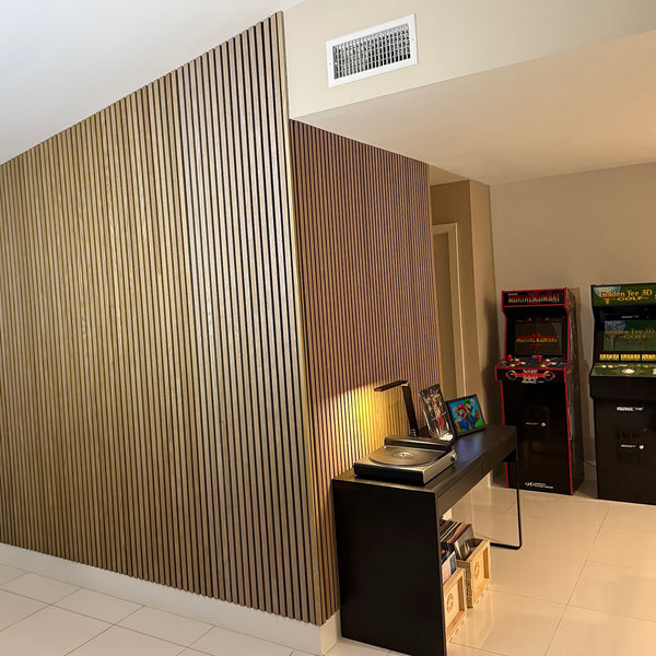 Natural Oak Acoustic Slat Panels 94.5" or 120"
