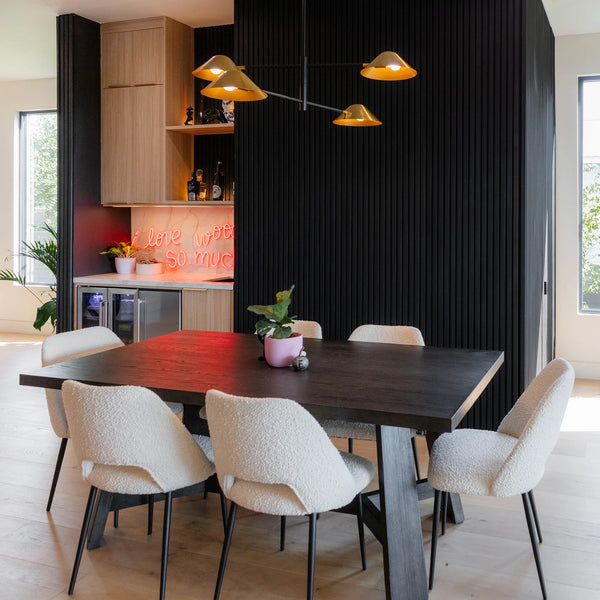 Noir Oak Acoustic Slat Panels 94.5" or 120"