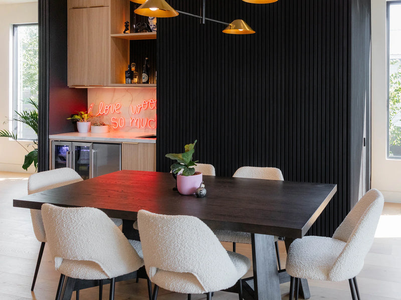 Noir Oak Acoustic Slat Panels 94.5"
