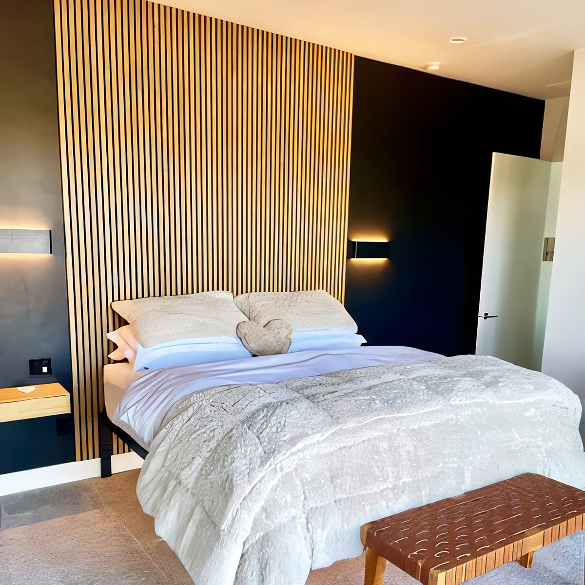 Natural Oak Acoustic Slat Panels
