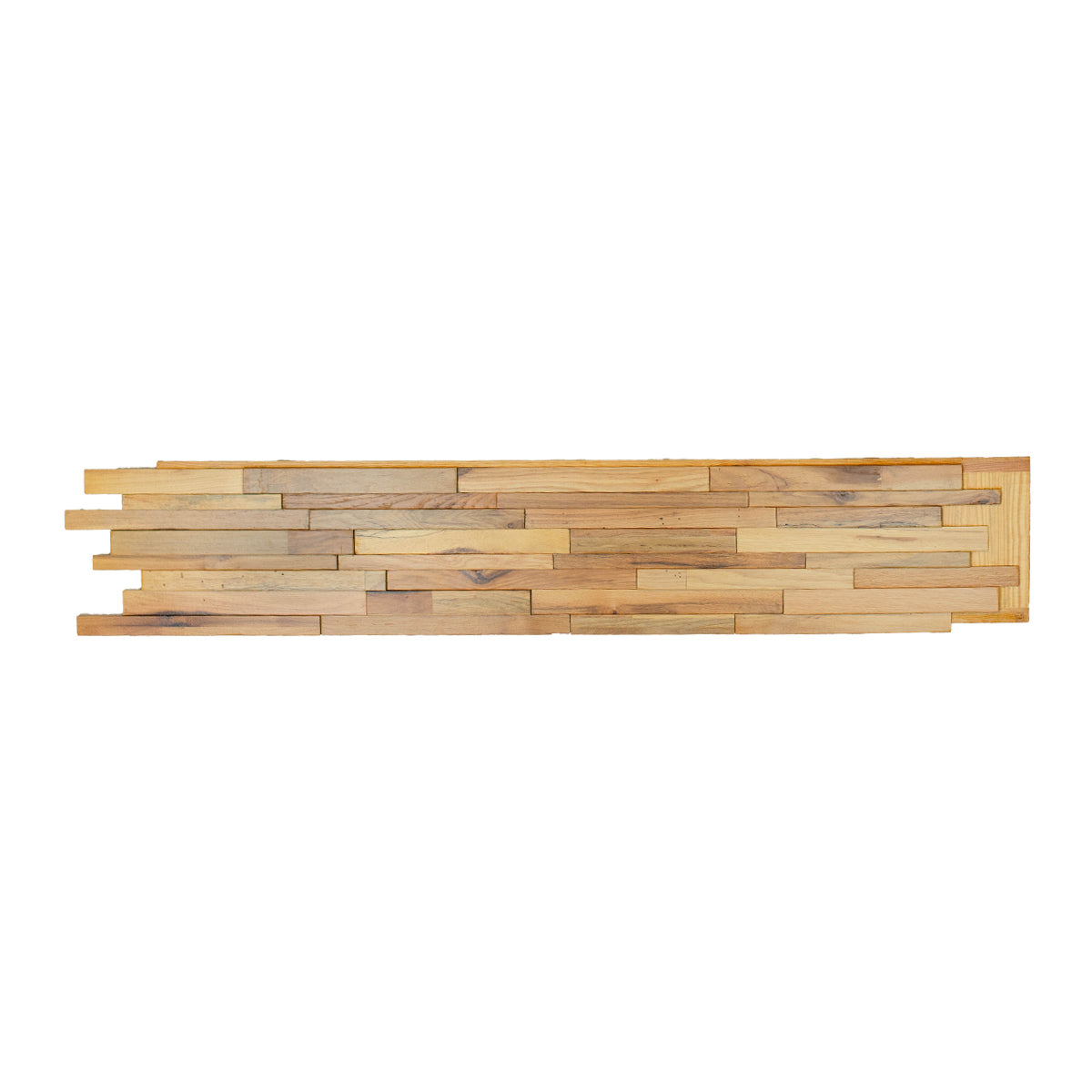 3D Stacked Natural Hickory