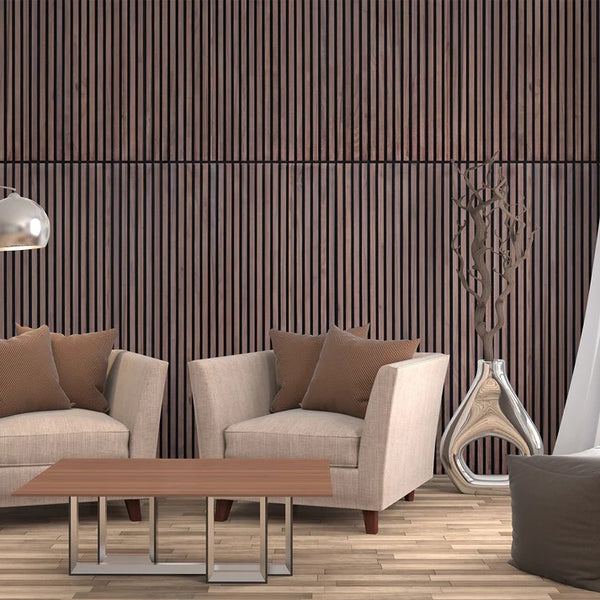 Cafe Acoustic Slat Panel Sample