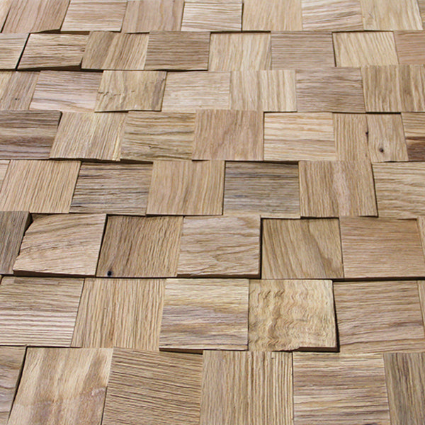 3D Natural End Grain White Oak