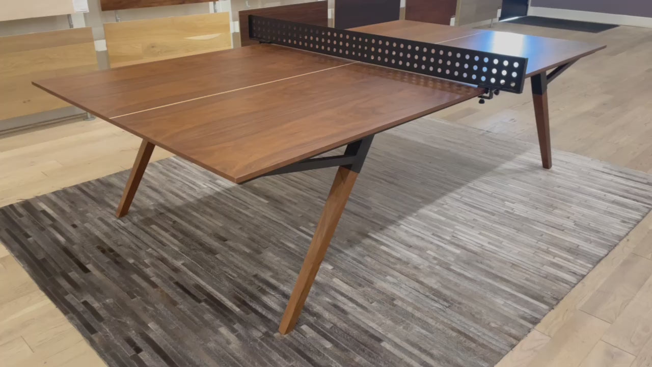 Luxury Black Walnut Ping Pong Table